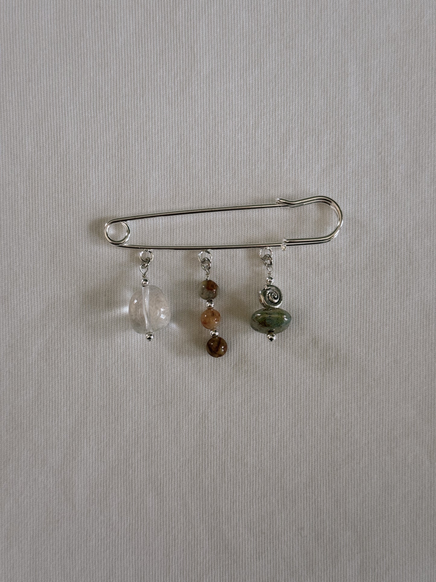 safety pin brooch II