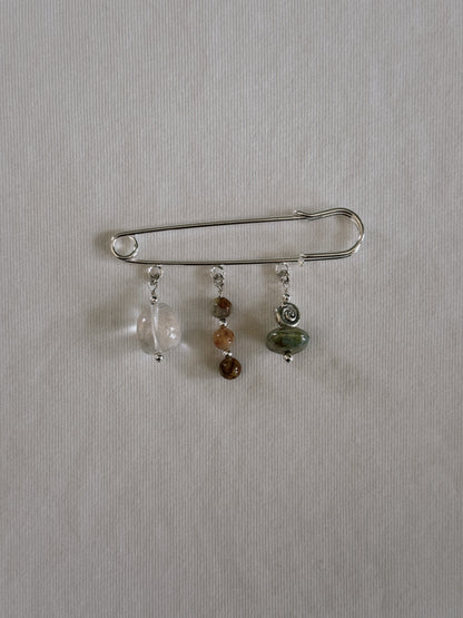 safety pin brooch II