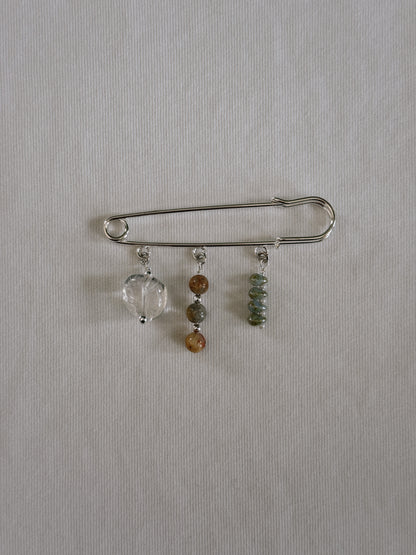 safety pin brooch II