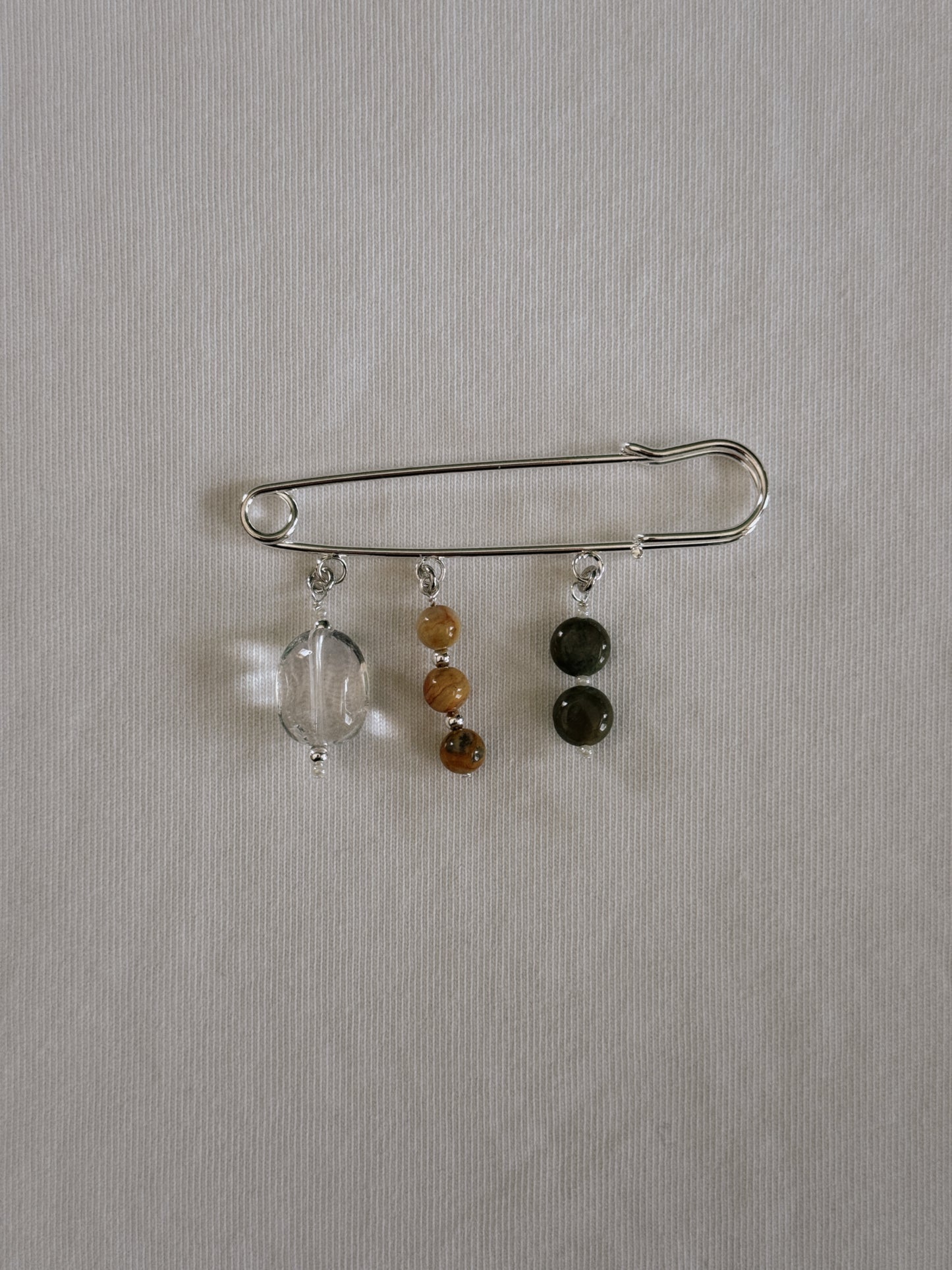 safety pin brooch II