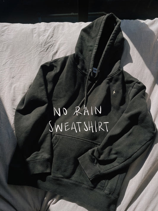 no rain, no flowers hoodie