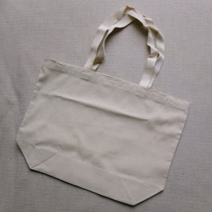 no rain, no flowers tote bag