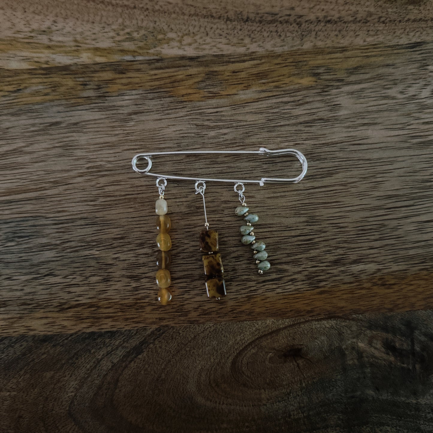 safety pin brooch