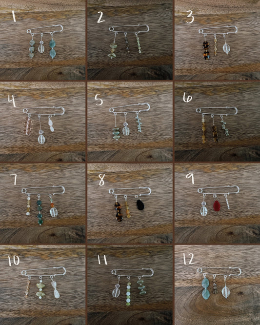 safety pin brooch