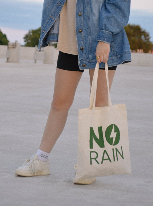 no rain tote bag
