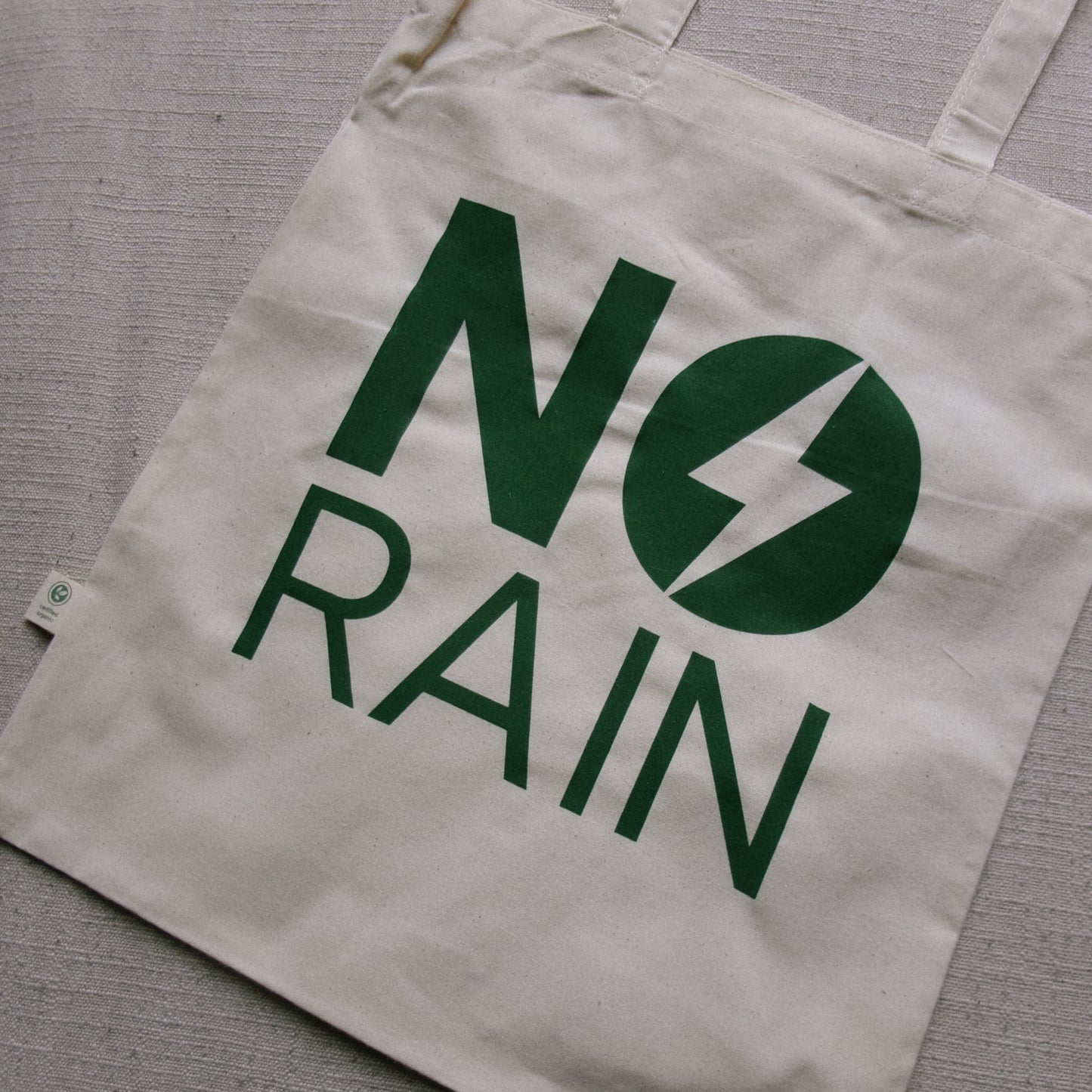 no rain tote bag