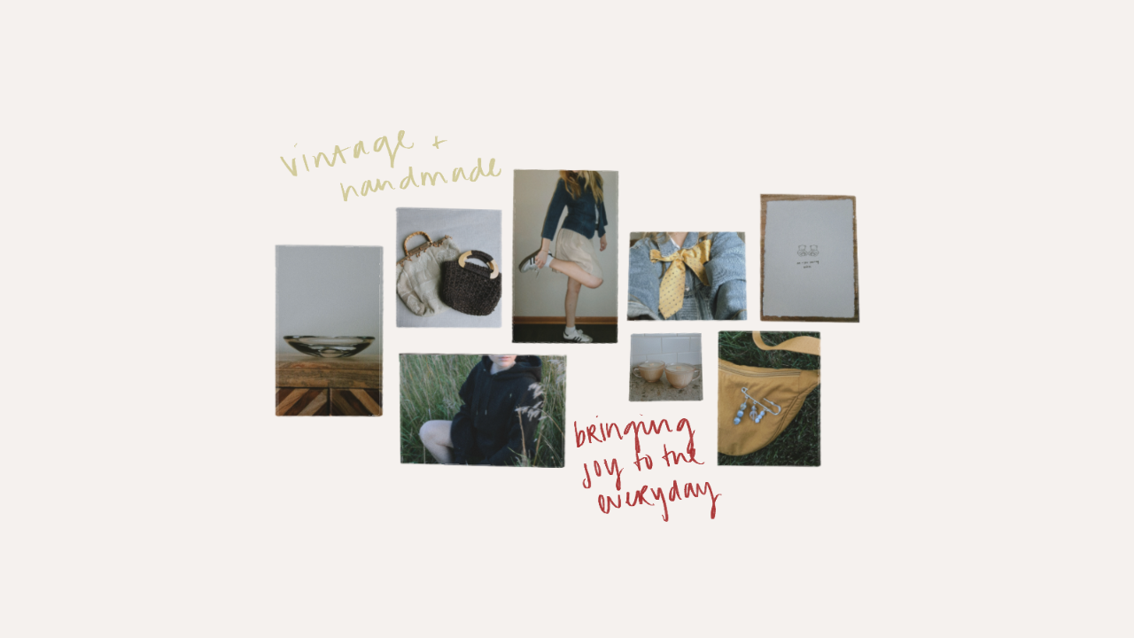 no rain vintage and handmade items bringing joy to the everyday