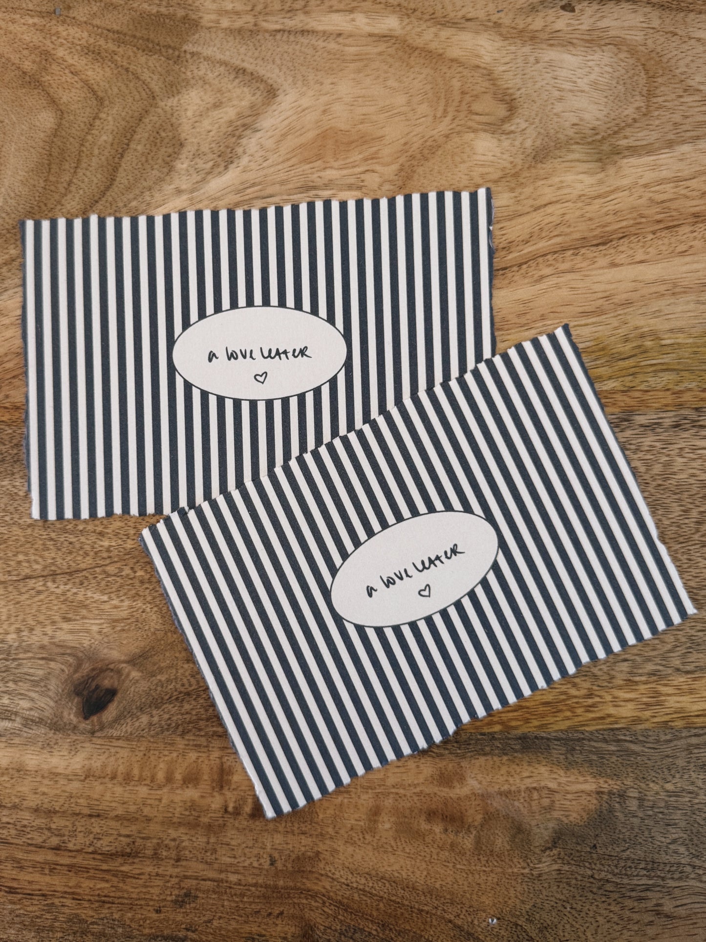 "a love letter" note cards