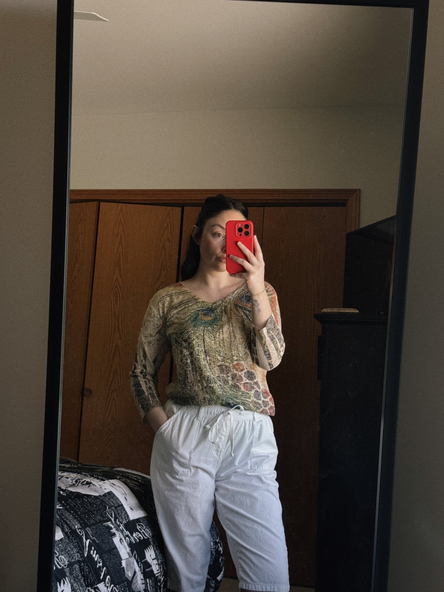 peacock top