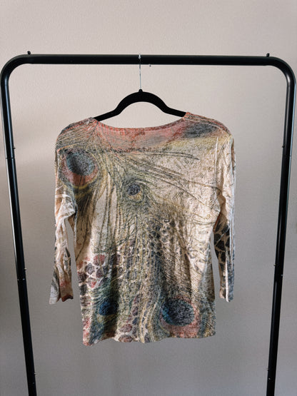 peacock top