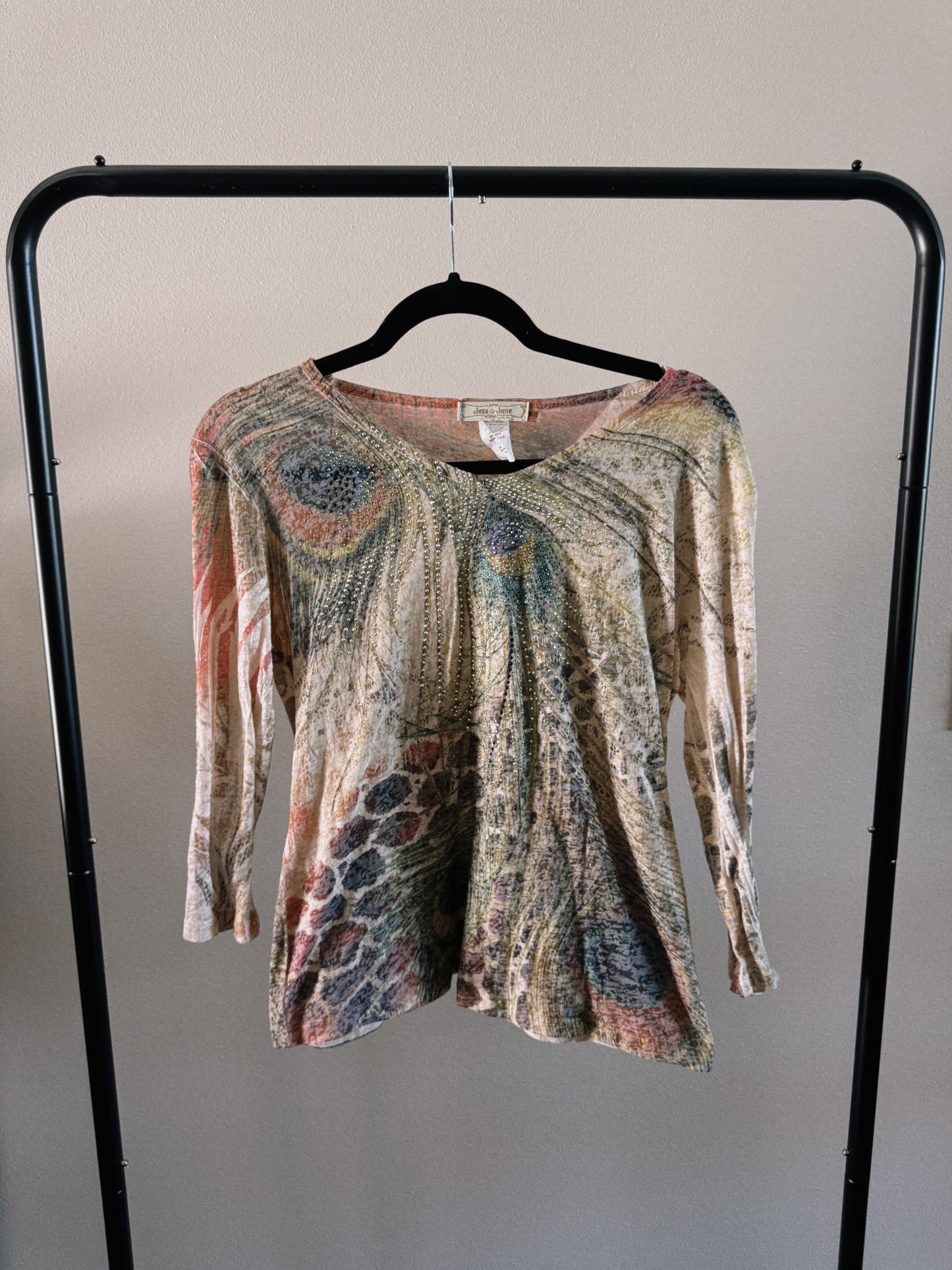 peacock top