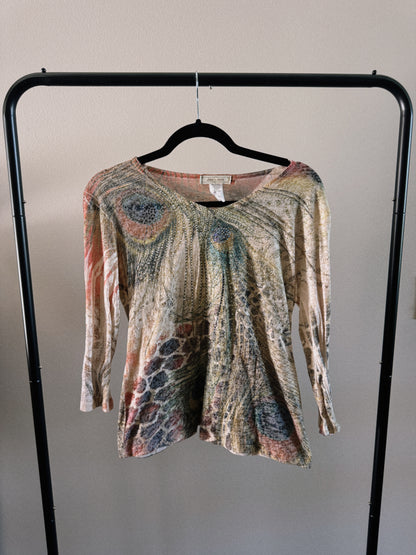 peacock top