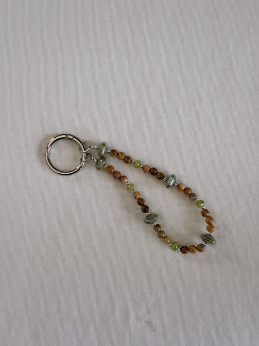 picasso beaded keychain