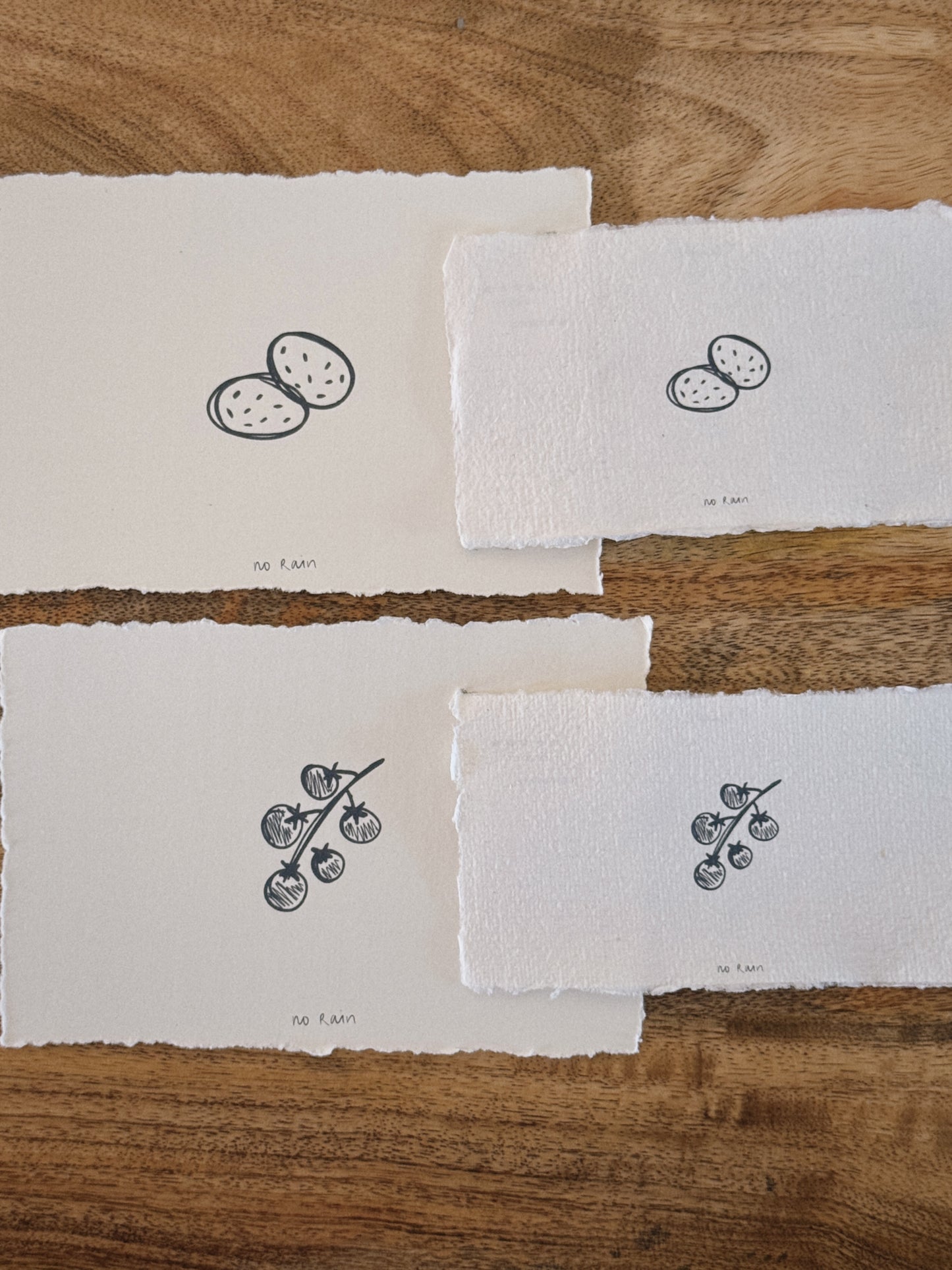 mixed recipe cards