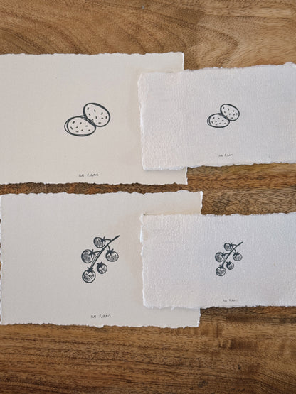 mixed recipe cards