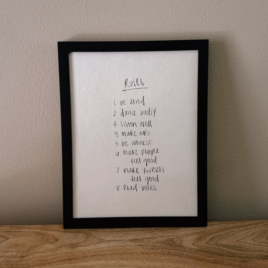 rules