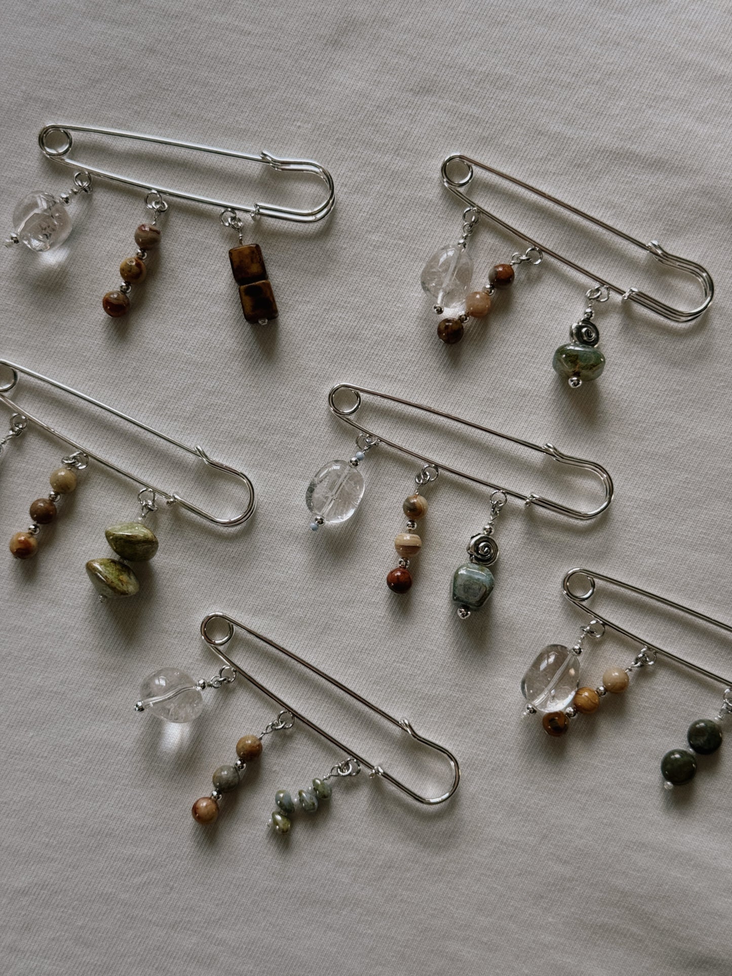 safety pin brooch II