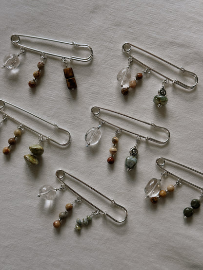 safety pin brooch II
