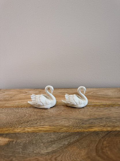ceramic swan
