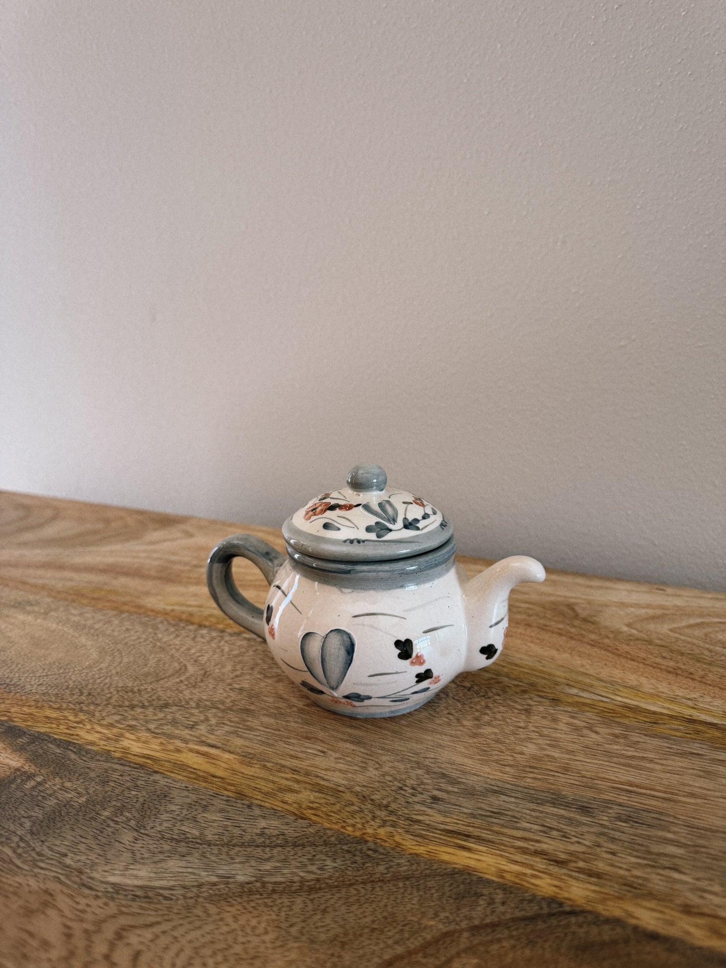 mini floral teapot