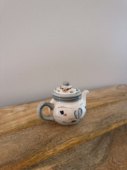 mini floral teapot