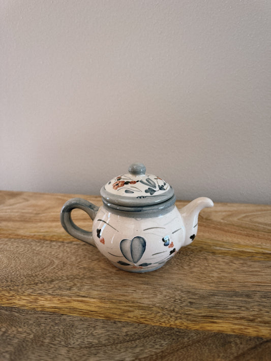 mini floral teapot