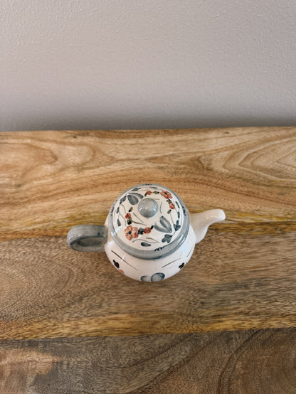 mini floral teapot