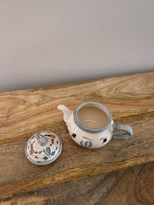 mini floral teapot