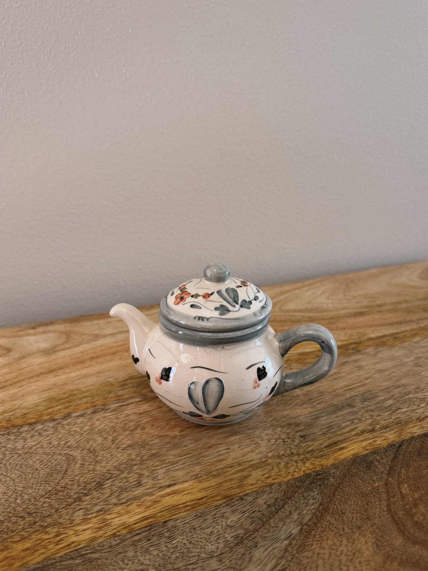 mini floral teapot