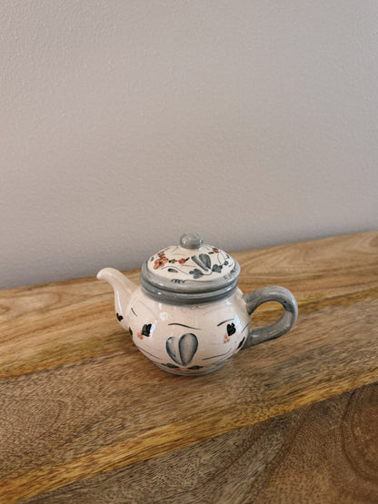 mini floral teapot