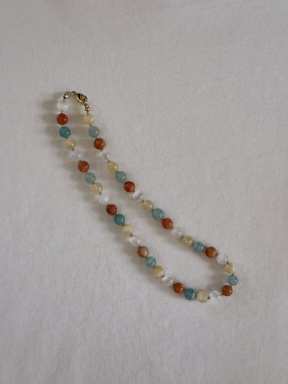 sunshine beaded necklace