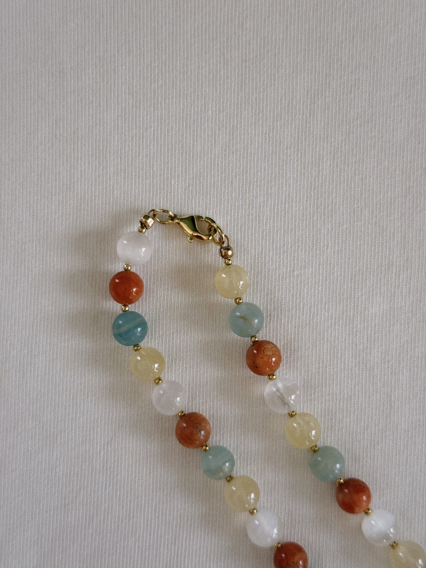 sunshine beaded necklace