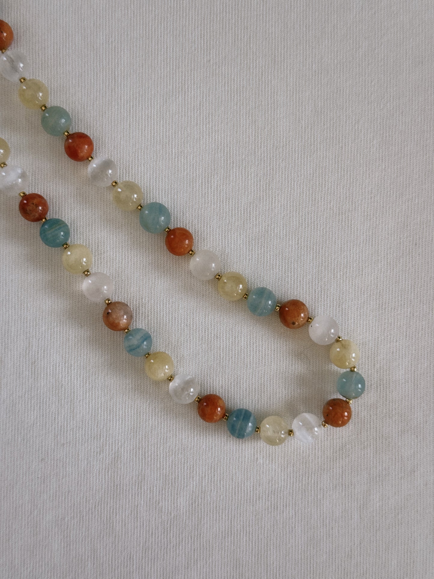 sunshine beaded necklace