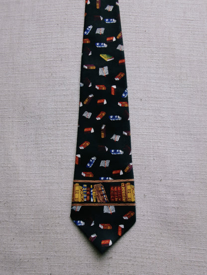 vintage book tie