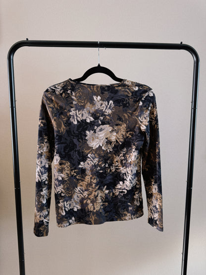 floral long sleeve tee