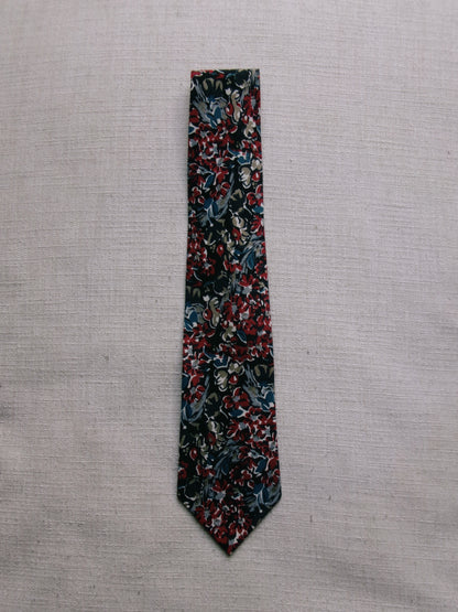 vintage floral tie