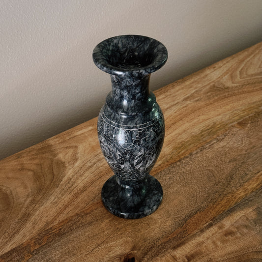 vintage marble vase/candle holder