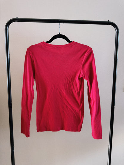 pink long sleeve tee