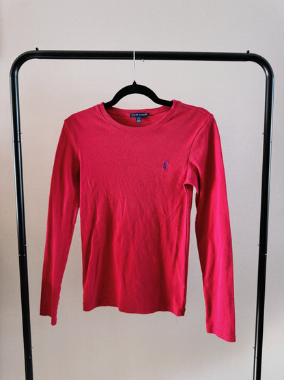 pink long sleeve tee
