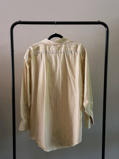 ralph lauren yellow striped button down