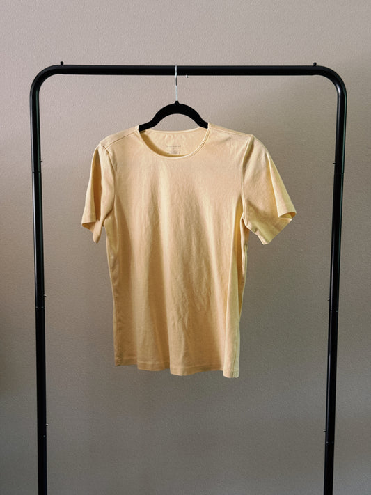 butter yellow tee