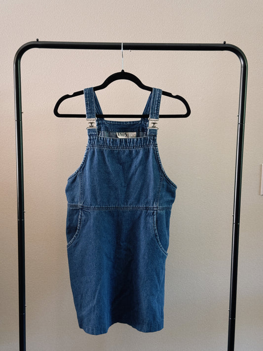 denim mini dress