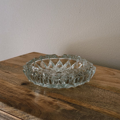 vintage glass ashtray II