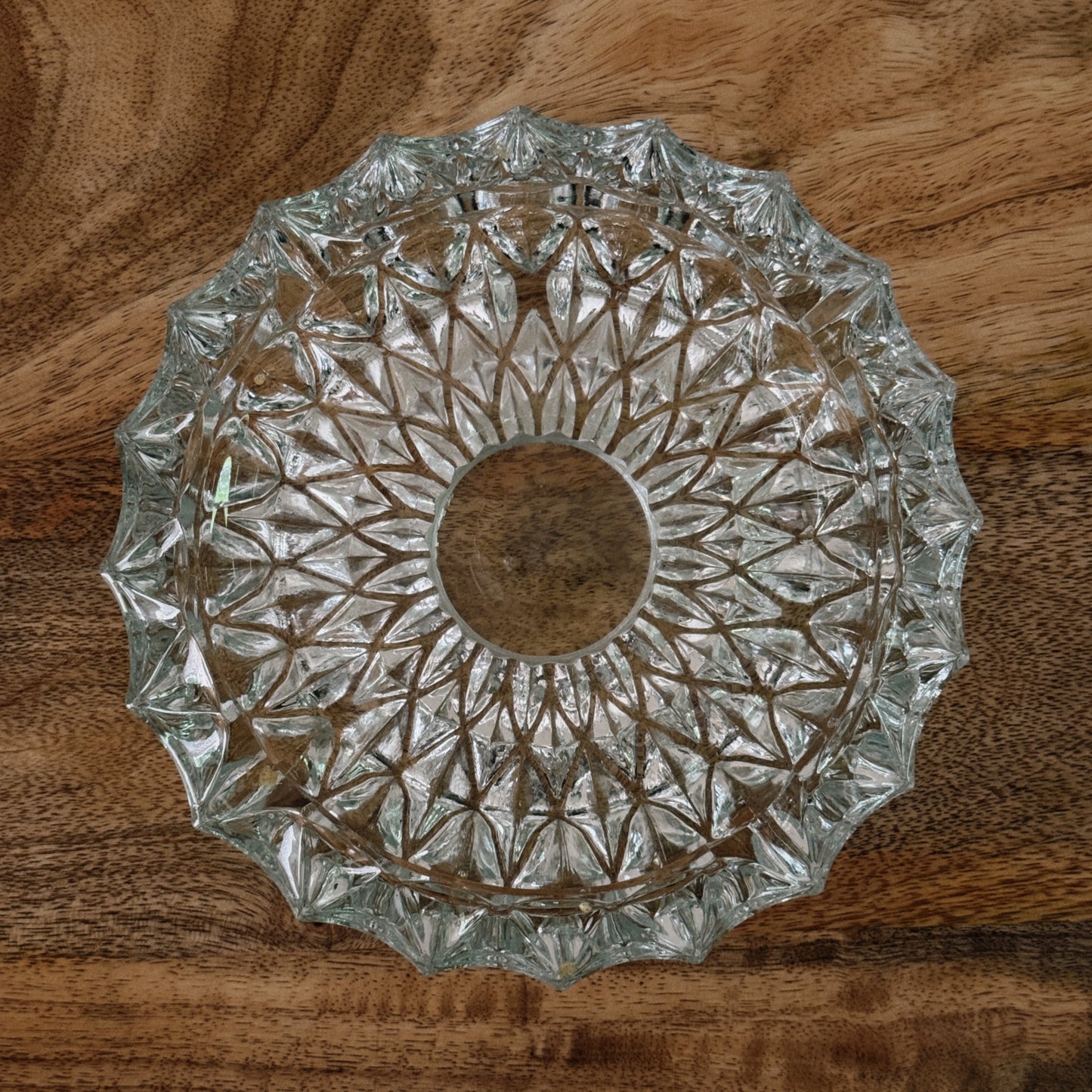 vintage glass ashtray II