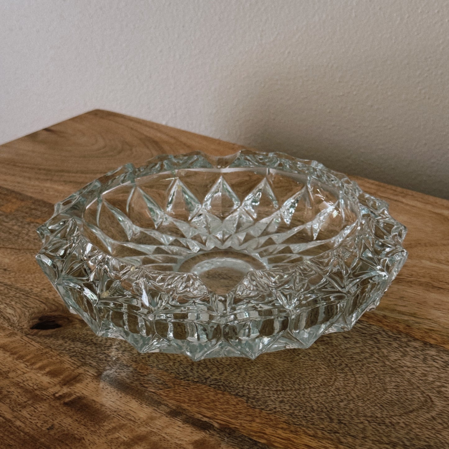 vintage glass ashtray II