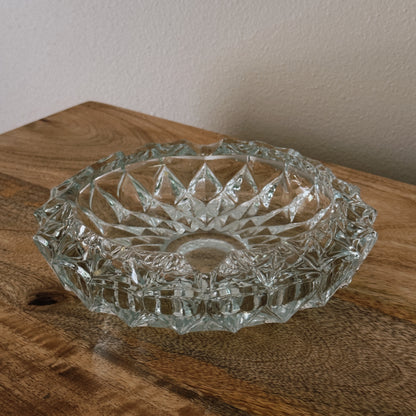 vintage glass ashtray II