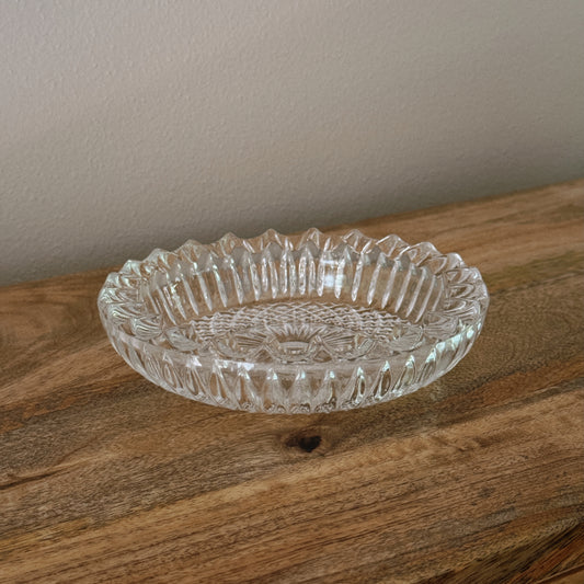 vintage glass ashtray/dish III