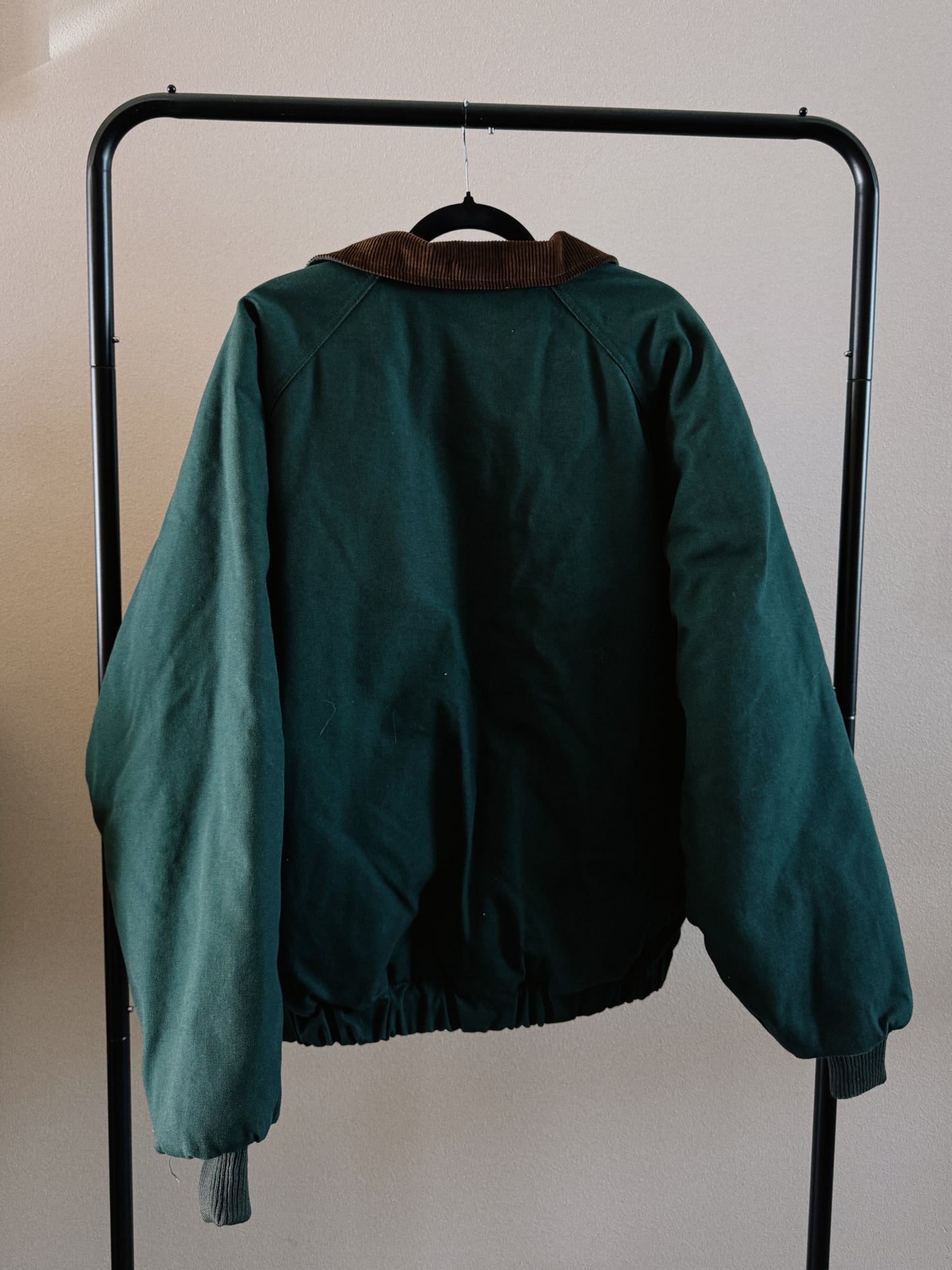 green jacket