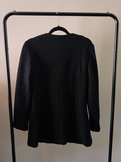 double breasted wool coat